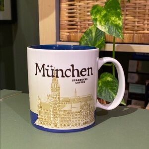 Starbucks München Collector’s Coffee Mug - Blue and Beige